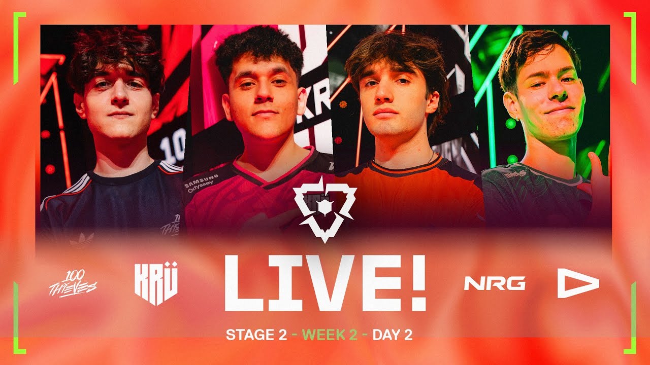 VCT Americas Stage 2: 100T & NRG Face KRU & LOUD 🏆