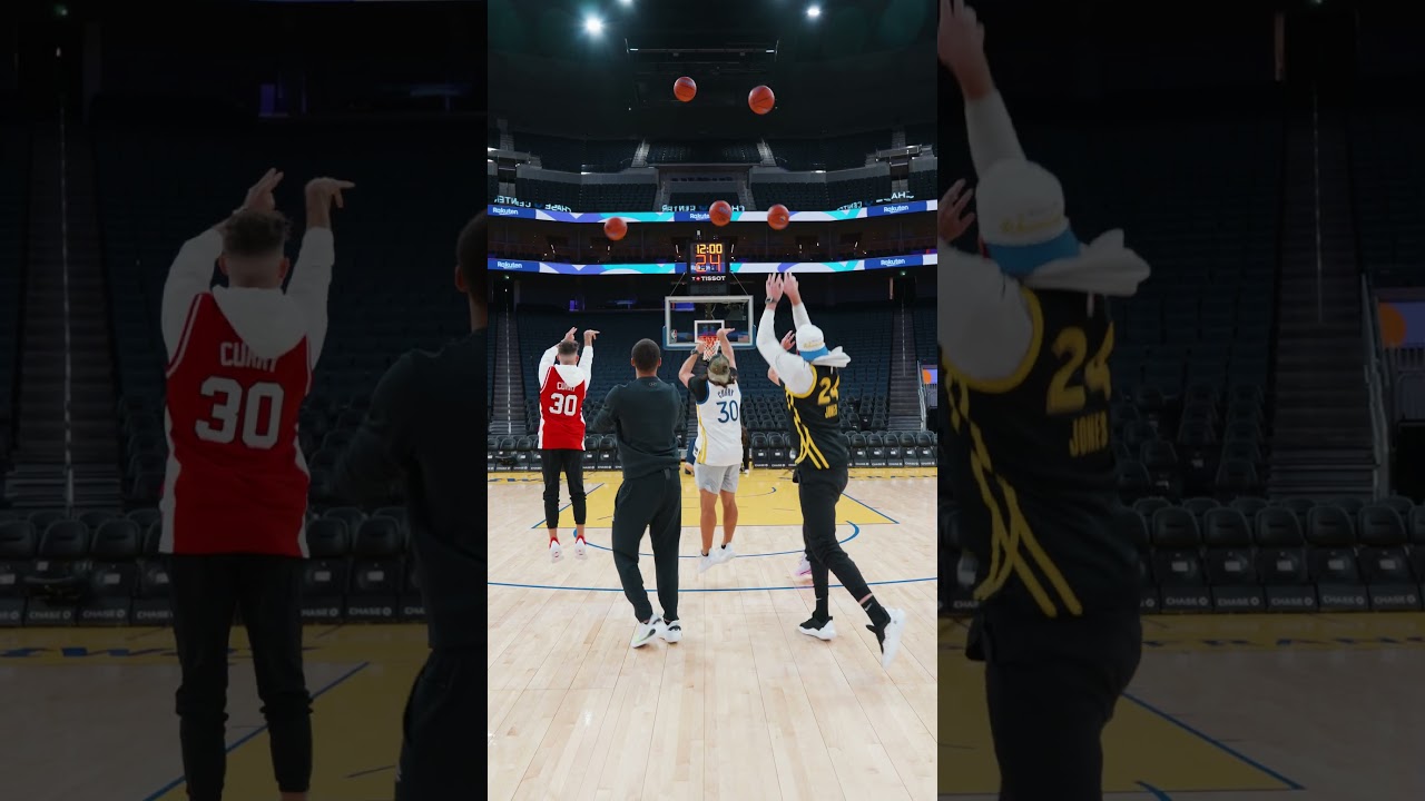 Which shot went in? ๐ตโ๐ซ #StephCurry