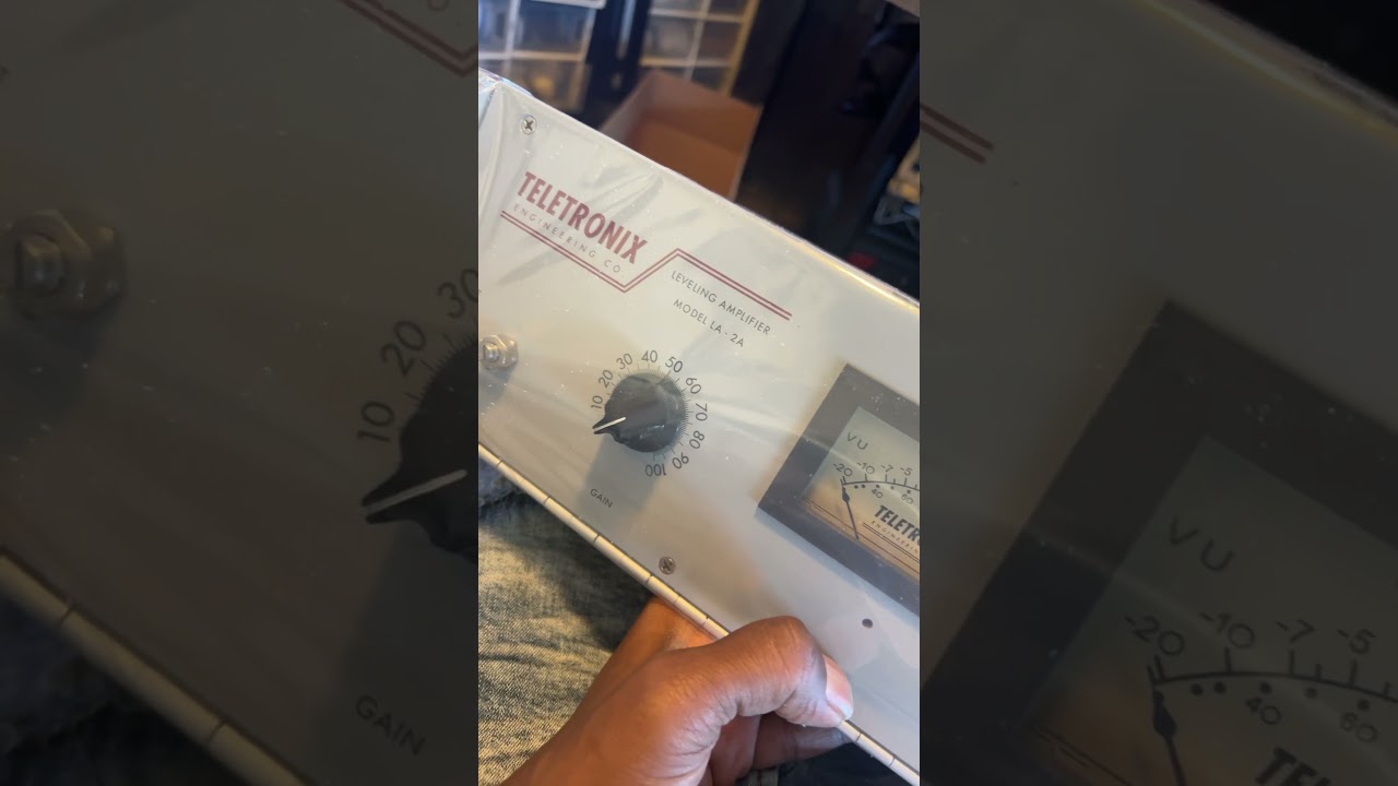 Just Got My Universal Audio LA-2A Compressor! 🎉 Thanks to Zak at Sweetwater