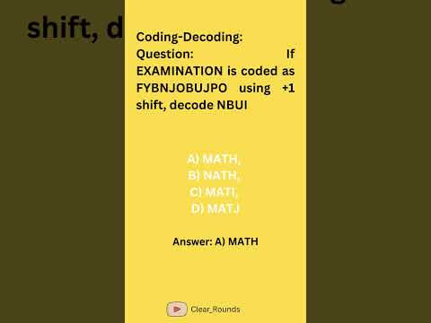 Educational Code Breaking! Subject Decoding Challenge Academic Cryptography #shorts