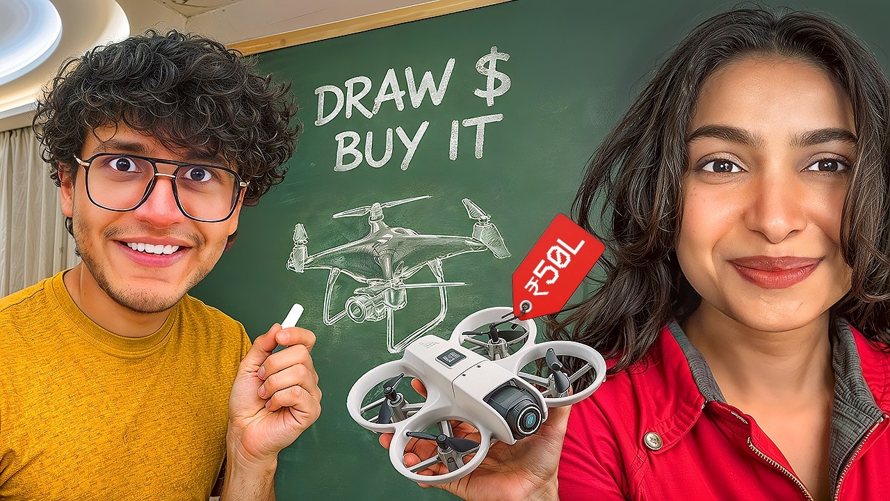 Ruchika Became My GENIE for 24 Hours (Whatever I Draw, She Buys)