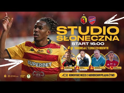 STUDIO SŁONECZNA Z TŁUMACZENIEM MIGOWYM: JAGIELLONIA - RAKÓW CZĘSTOCHOWA (PRZED MECZEM)