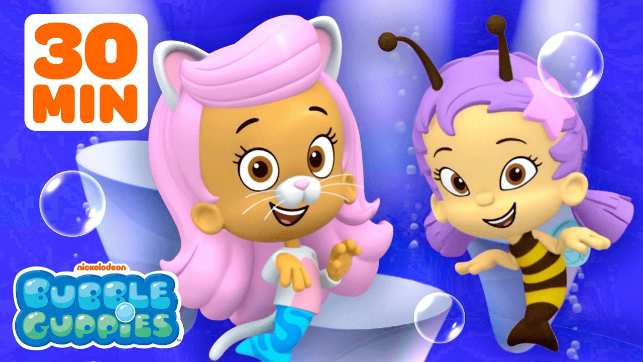 Molly & Oona Dance Like Wild Animals! | Bubble Guppies