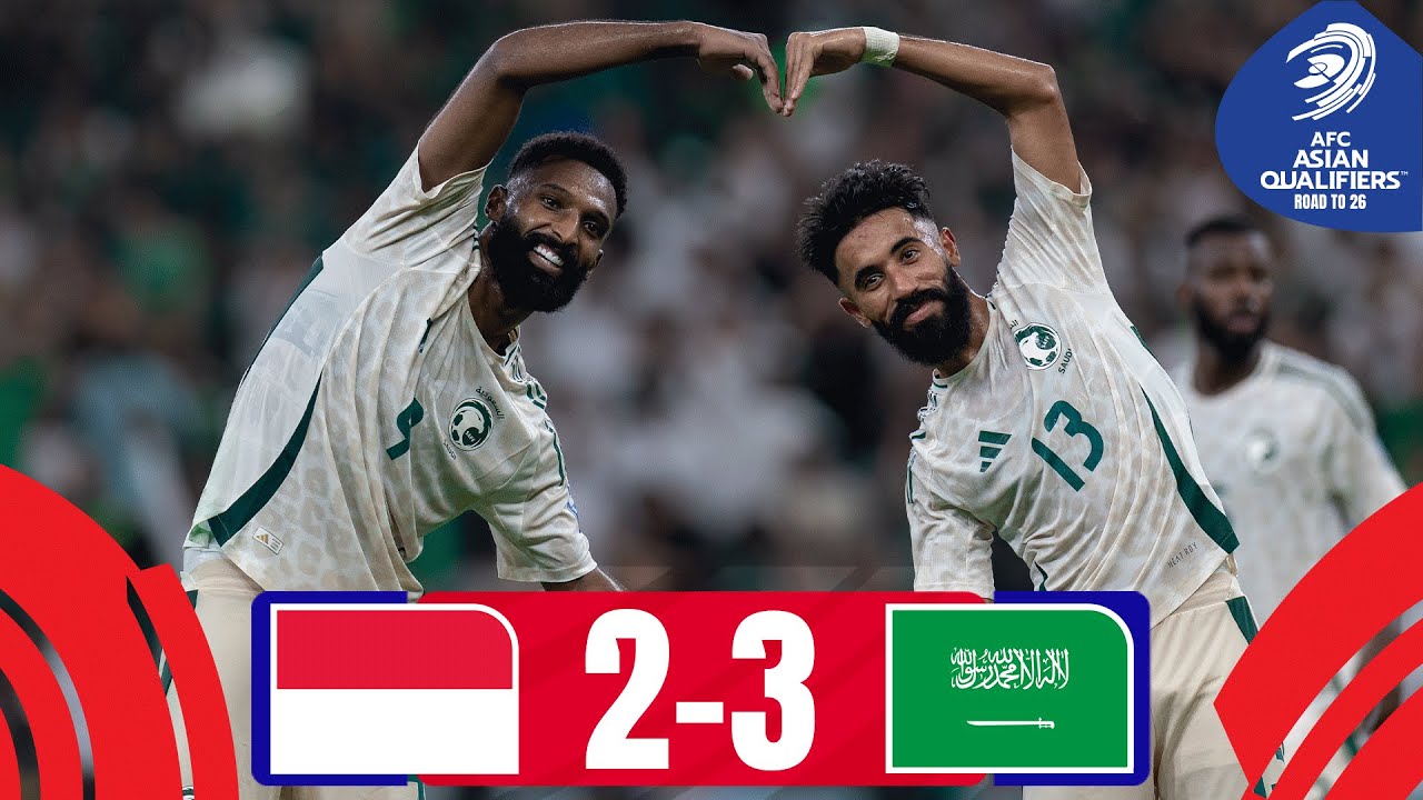 Saudi Arabia's Exciting 5-Goal Victory! | Indonesia vs. Saudi Arabia Highlights ⚽