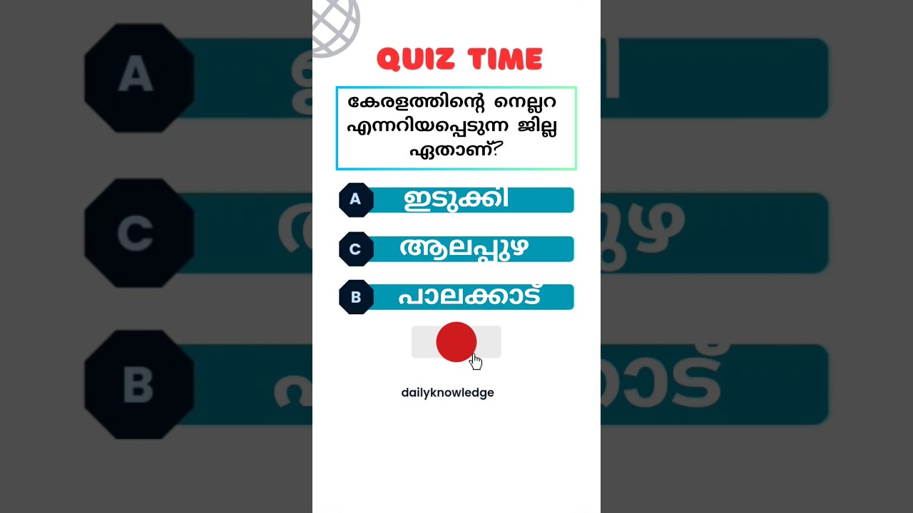 Kerala Piravi Quiz: Test Your GK 🌱