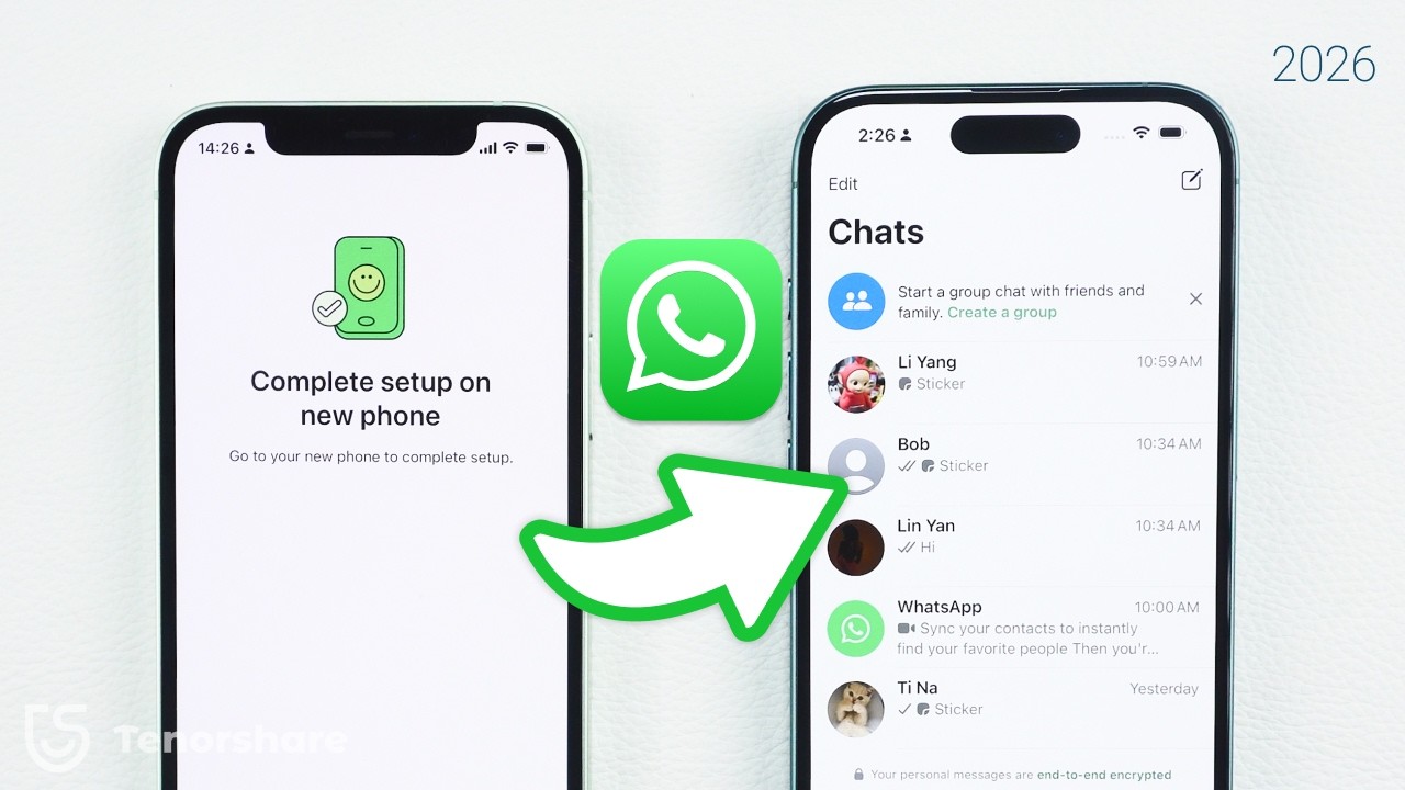 Transfer WhatsApp to iPhone in 2026 📱
