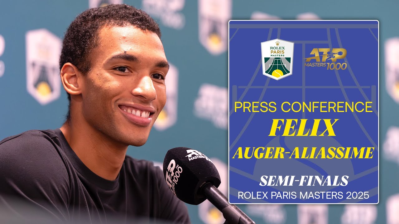 Felix Auger-Aliassime Speaks After Exciting Match at Rolex Paris Masters 🎾