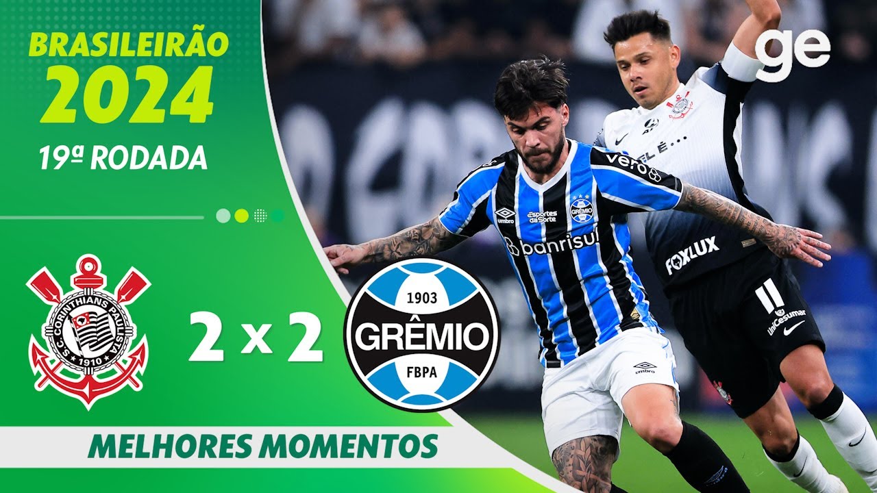 Corinthians 2-2 Grêmio: Highlights & Controversies | Brasileirão 2024 | ge.globo ⚽