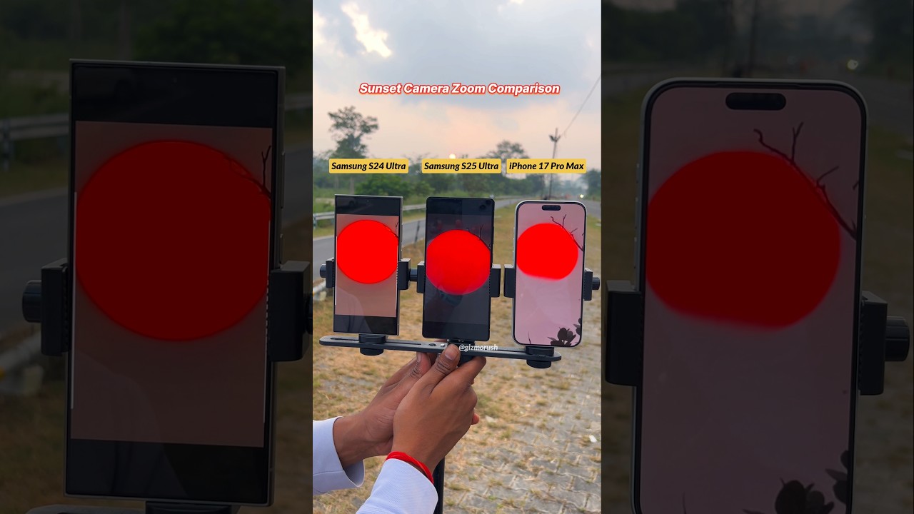 iPhone 17 Pro Max vs Samsung S25 & S24 Ultra Zoom Test