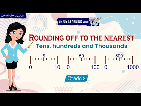 Rounding Off to the Nearest 10, 100, 1000 | Round off number | Round off example | Estimate Sum Math