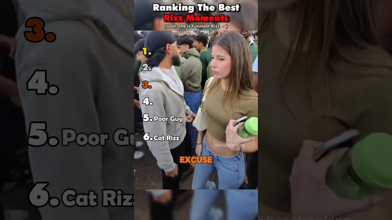 Top Rizz Moments 🌟 | Funny TikTok Rankings