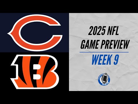 Chicago Bears vs Cincinnati Bengals | Week 9 NFL Game Preview