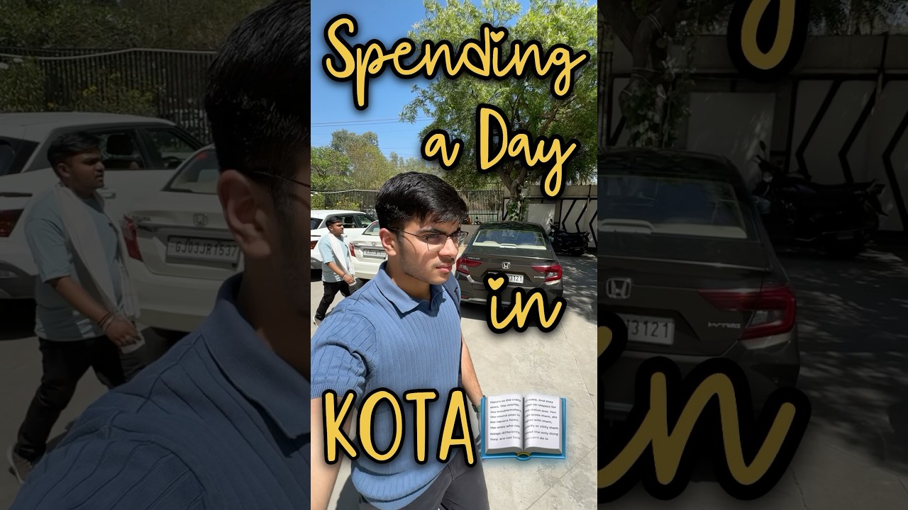 A Day in KOTA with MBBS Students: Inside the NEET Prep Journey 📖