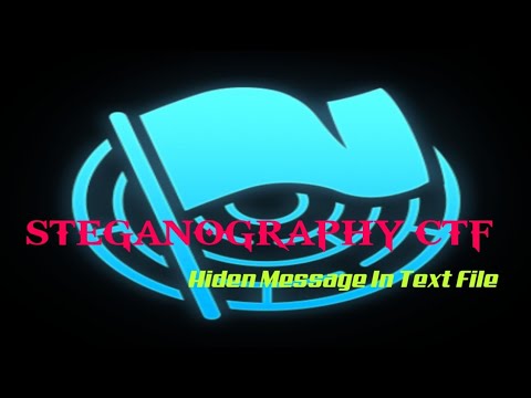 Steganography CTF Solved Hidden Massage In Text File