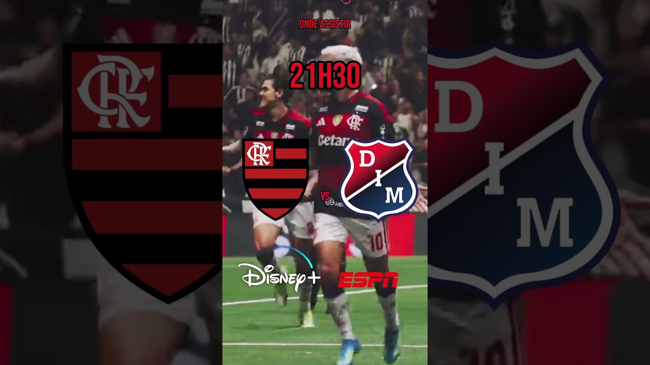 Flamengo x Medellín ao vivo às 21h30 ⚽