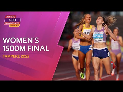 Rising British star STRIKES gold! 💫🥇 Women's 1500m replay | Tampere 2025
