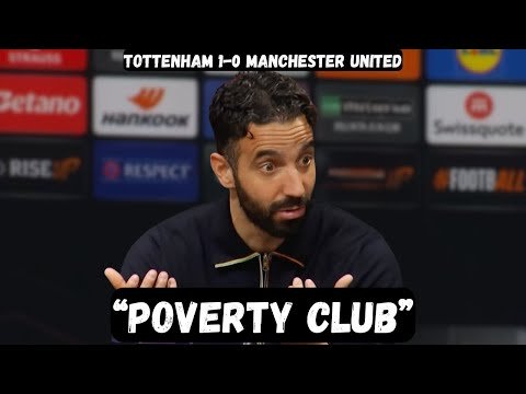 Ruben Amorim SLAMS his Players after loss - Post Match Interview - Tottenham 1-0 Manchester United