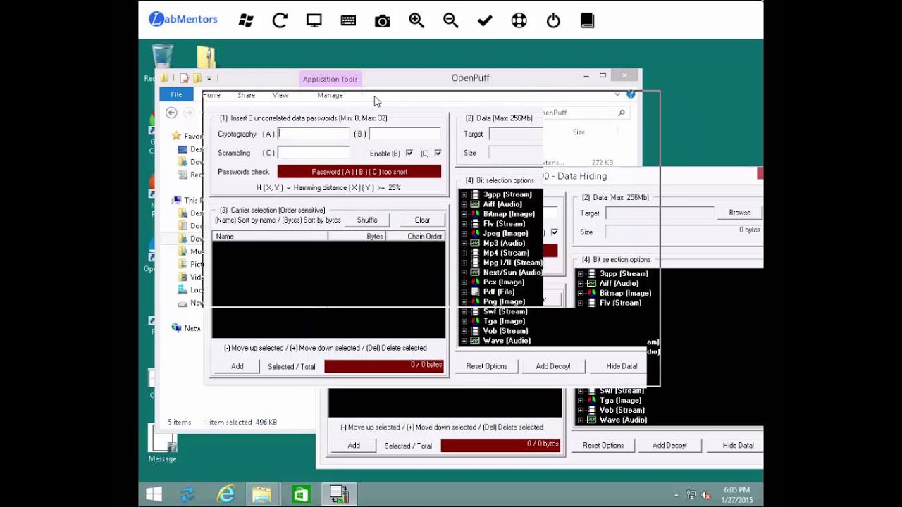Security+5e Lab 5-1: Mastering Steganography with OpenPuff 🕵️‍♂️