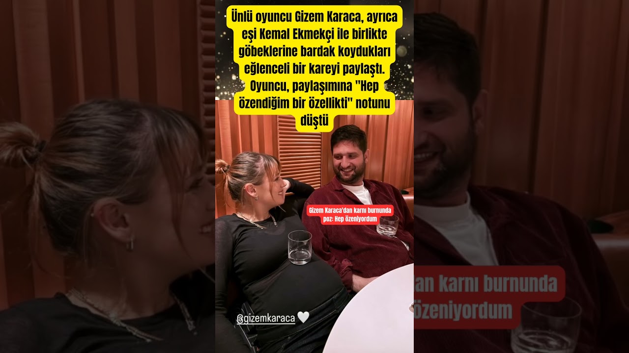 Gizem Karaca'dan Karnı Burnunda Poz! 🌟 Hayranlarını Şaşırttı