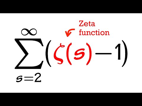 How to evaluate a series with the Riemann zeta function
