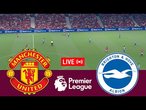 Watch Manchester United vs Brighton Live Match Simulation ⚽ | Premier League 2025/26