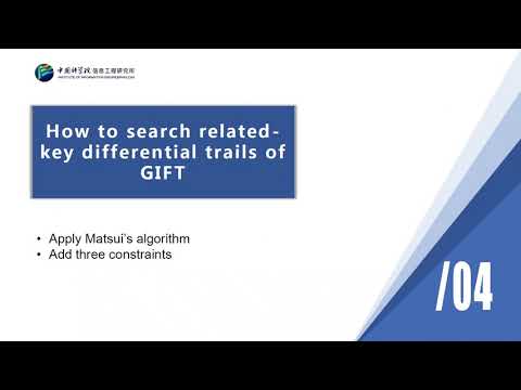 11 - Improved (Related-key) Differential Cryptanalysis on GIFT