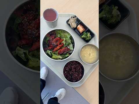 This Korean lunch got me craving Buldak noodles 🍜🔥 #koreanfood #fyp #foodie #asmr #korean #buldak