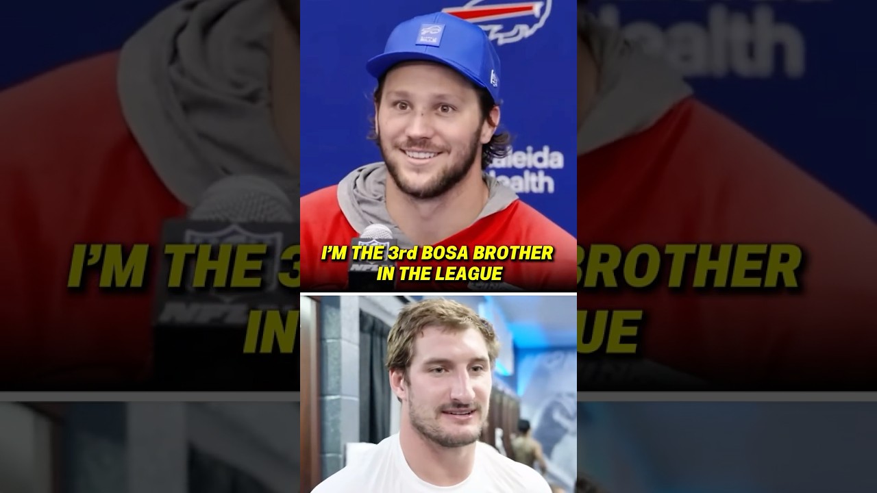 Josh Allen Embraces the Bosa Bro Nickname After Nose Injury 😂👃
