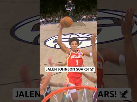 Jalen Johnson takes flight!