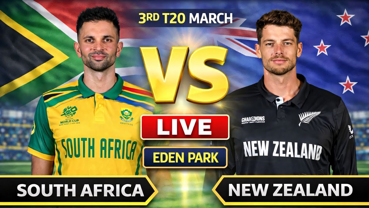 NZ vs SA 3rd T20 Live Match Today ๐ณ๐ฟ๐ฟ๐ฆ