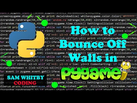 How to Bounce Off Walls in Pygame