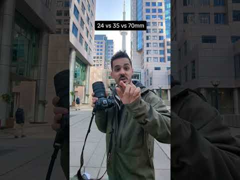 24mm vs 35mm vs 70mm 📷 #Photography