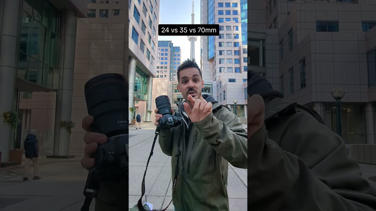 24mm, 35mm & 70mm Lens Comparison 📷