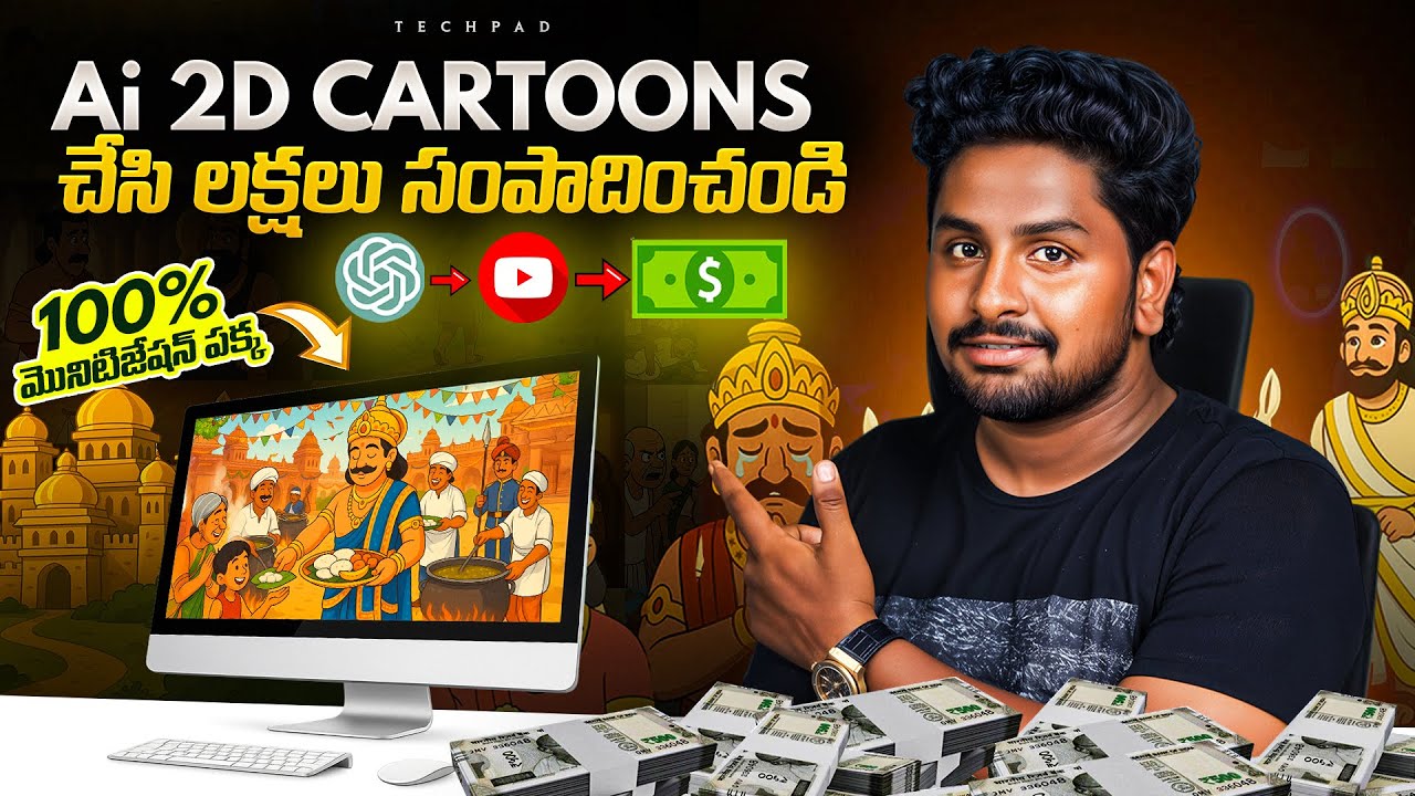 AI 2D Animation Course | Monetization & Earnings 💰