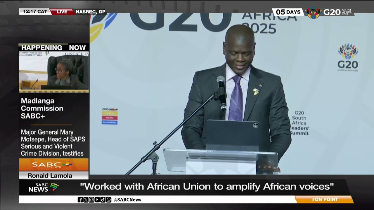 SA G20 Summit Readiness: Minister Lamola 🇿🇦