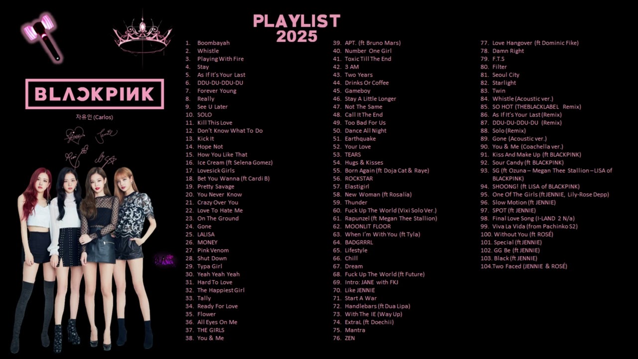 BLACKPINK All Songs Playlist 2025 🎶 | Ultimate Collection