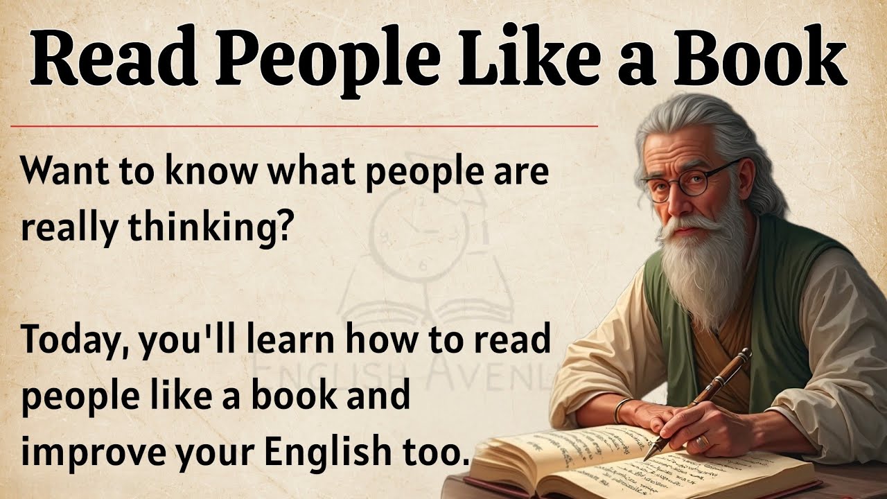 Read People Like a Book: Learn English 📖
