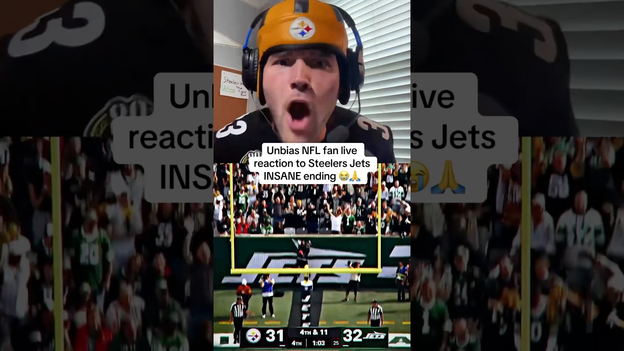 Jets vs Steelers Epic Finish π± #shorts