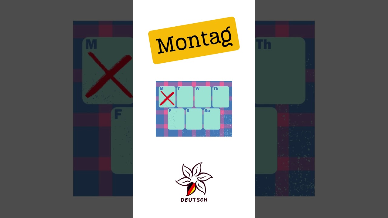 1 Learn 'Monday' in 6 Languages ๐