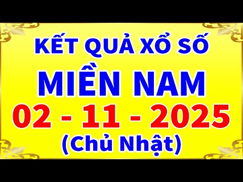Kết quả xổ số Miền Nam hôm nay chủ nhật ngày 2/11/2025 (xs Tiền Giang, xs Kiên Giang, xs Đà Lạt)