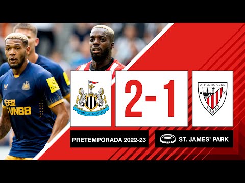 Resumen del Partido Amistoso: Newcastle Utd 2–1 Athletic Club (2022/23)