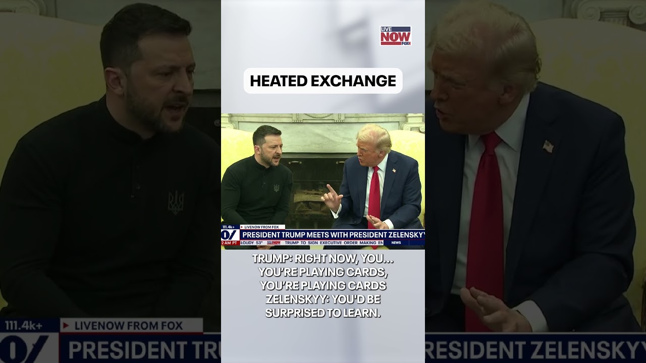 Trump tells Ukraine President Zelenskyy he’s playing with “World War 3” during heated discussion