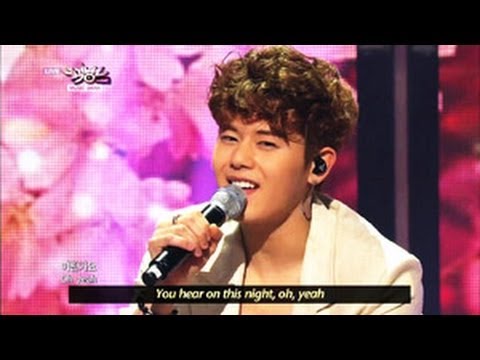 [Music Bank w/ Eng Lyrics] ZE:A X Five - Cherry Blossom Ending (2013.04.27)