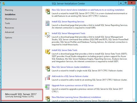 Quick Guide to Installing SQL Server 2017