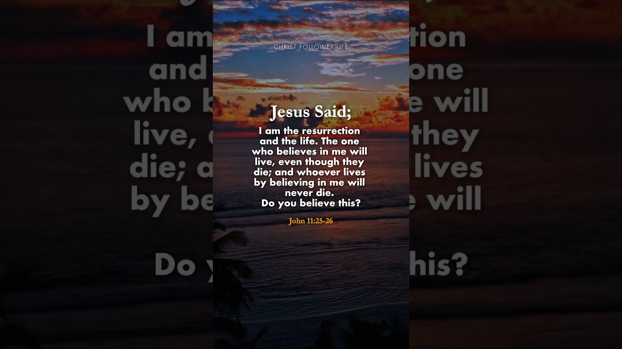 Jesus: The Resurrection & Life ✝️