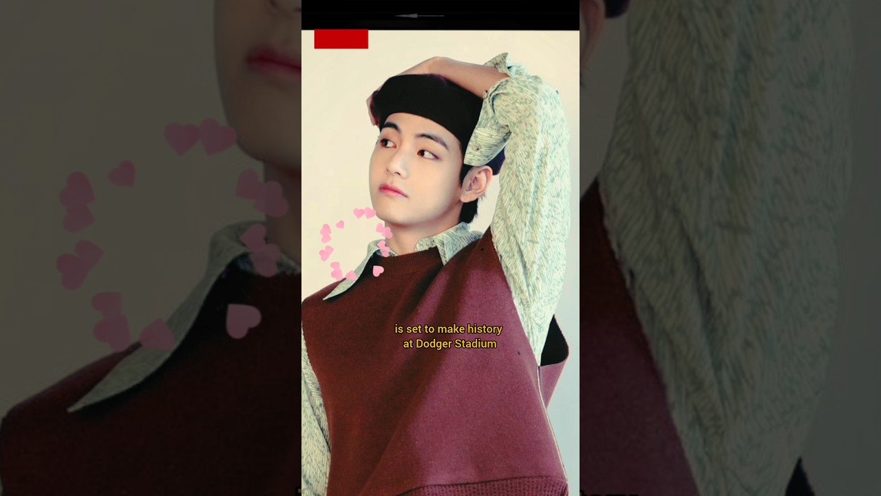 BTS V Breaks Records with Historic First Pitch at Dodger Stadium ⚾