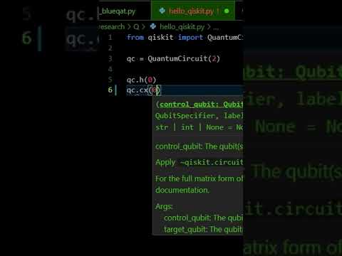 Hello Qiskit with python - Simple h and cx quantum gates