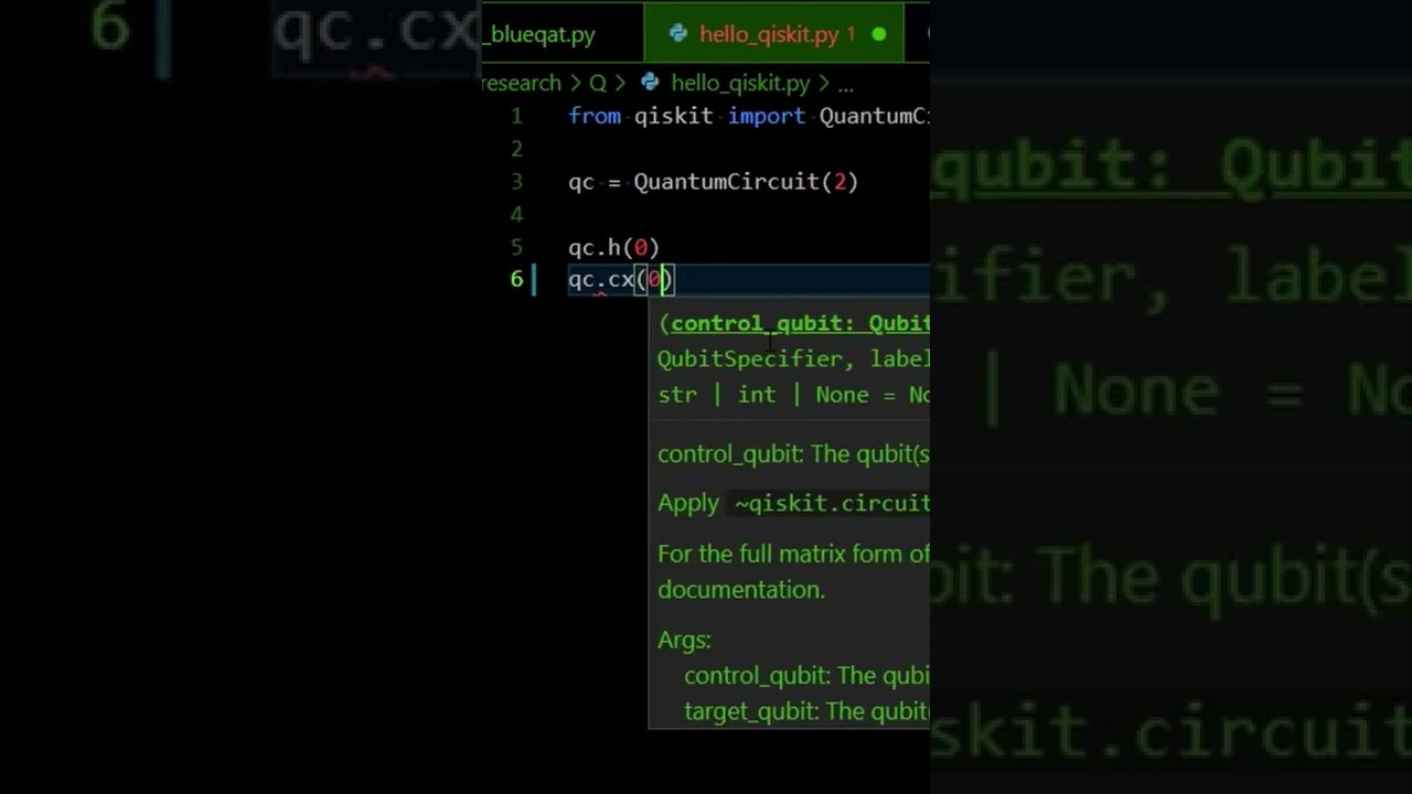 Hello Qiskit with Python: Implementing Simple H and CX Quantum Gates