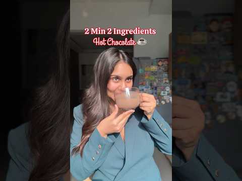 All you need is some dark chocolate & milk 🥛 ☕️