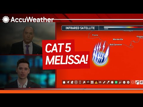 Cat 5 Hurricane Melissa About to Make Landfall in Jamaica